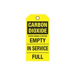 Cylinder Tags - Carbon Dioxide Sign